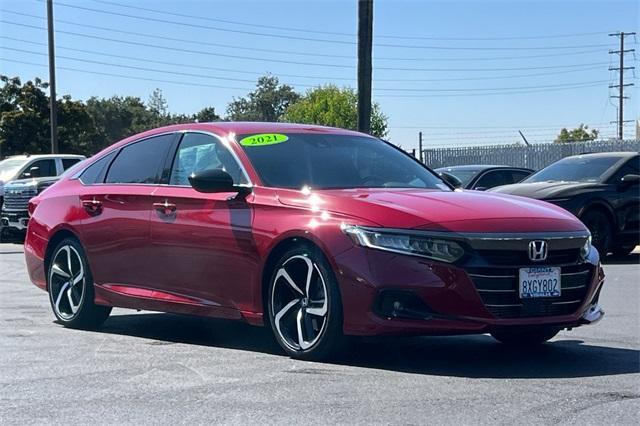 used 2021 Honda Accord car, priced at $20,970