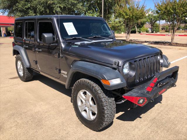 used 2018 Jeep Wrangler Unlimited car, priced at $21,975