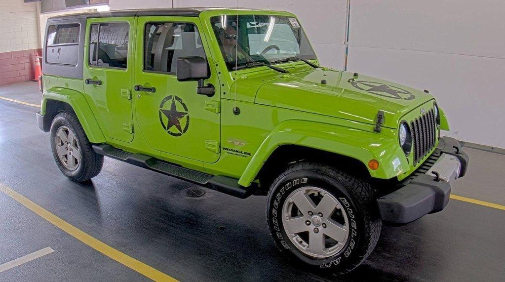 used 2012 Jeep Wrangler Unlimited car, priced at $19,379