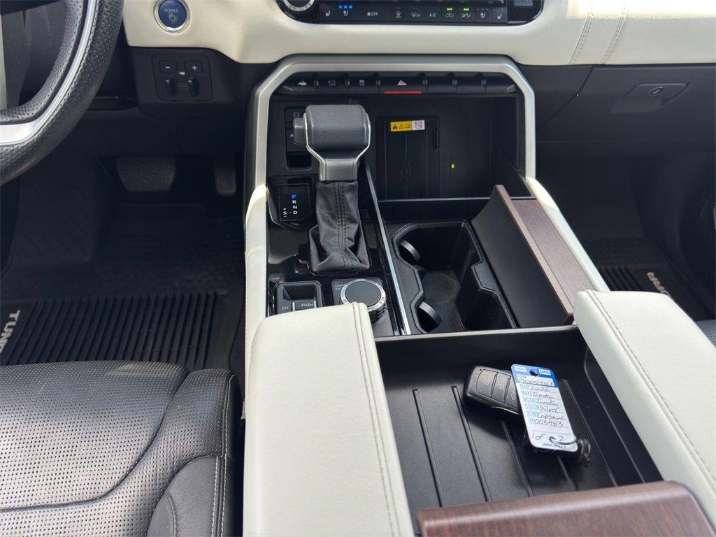 used 2022 Toyota Tundra Hybrid car, priced at $49,559