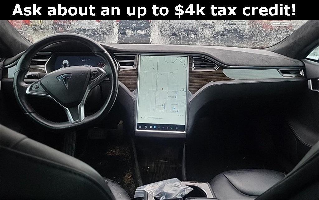used 2015 Tesla Model S car, priced at $22,821