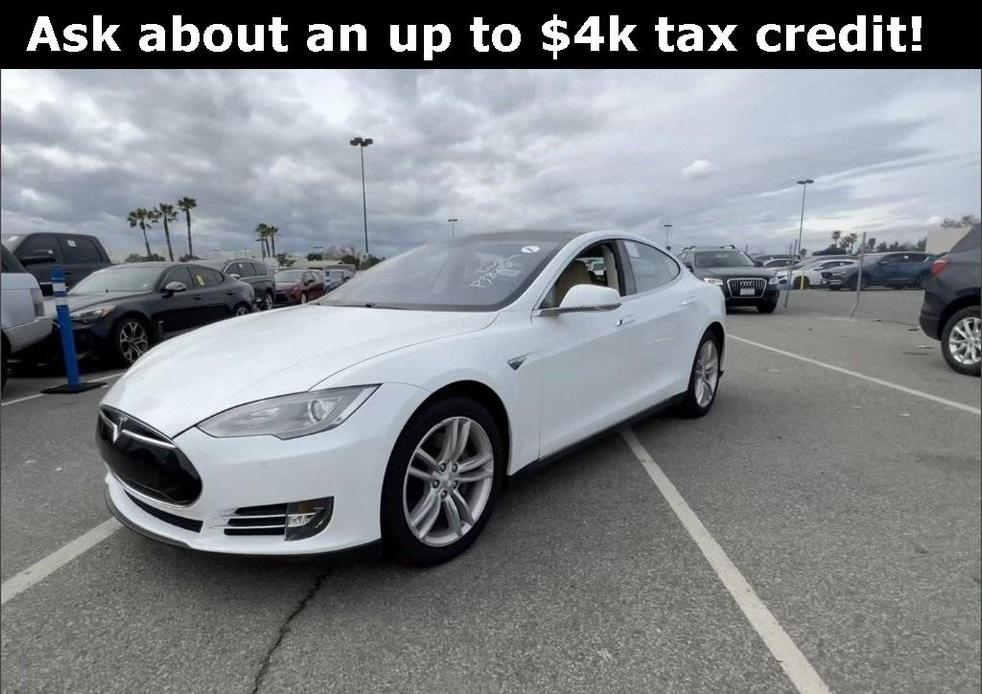 used 2014 Tesla Model S car, priced at $20,500
