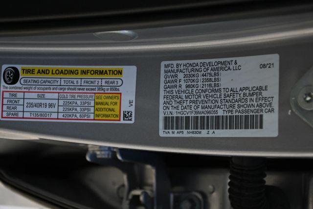 used 2021 Honda Accord car, priced at $8,980