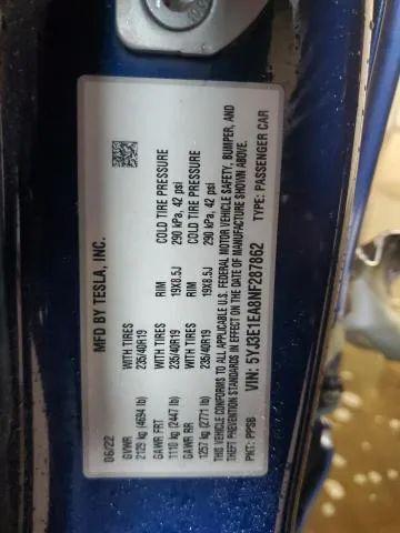used 2022 Tesla Model 3 car, priced at $11,980
