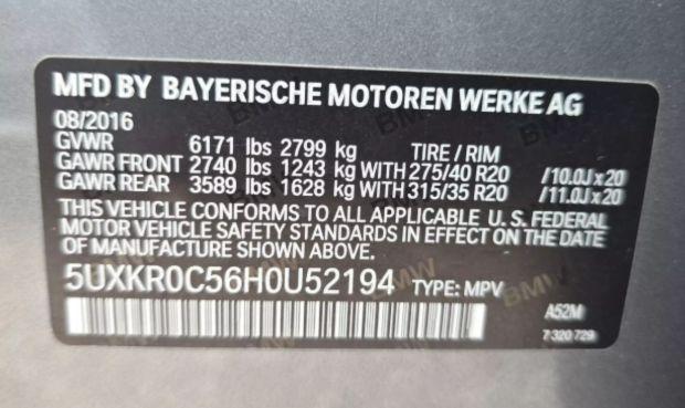used 2017 BMW X5 car, priced at $5,980