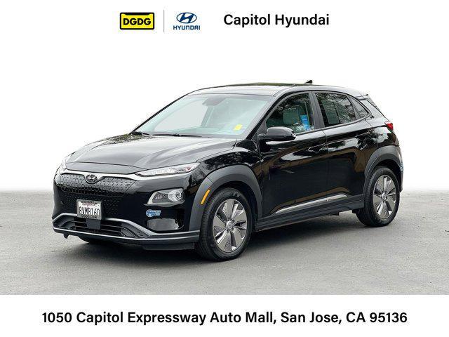 used 2021 Hyundai Kona EV car, priced at $19,341