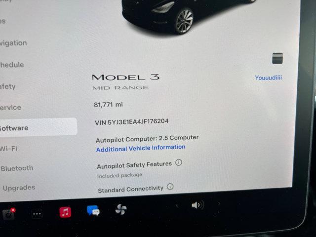 used 2018 Tesla Model 3 car, priced at $19,989