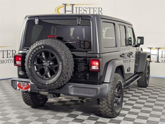 used 2021 Jeep Wrangler Unlimited car, priced at $29,594