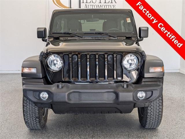 used 2021 Jeep Wrangler Unlimited car, priced at $28,855