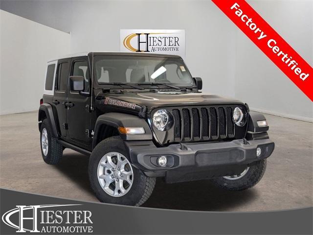 used 2021 Jeep Wrangler Unlimited car, priced at $28,855