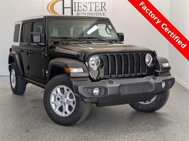 used 2021 Jeep Wrangler Unlimited car, priced at $28,855