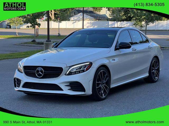 used 2019 Mercedes-Benz AMG C 43 car, priced at $34,995