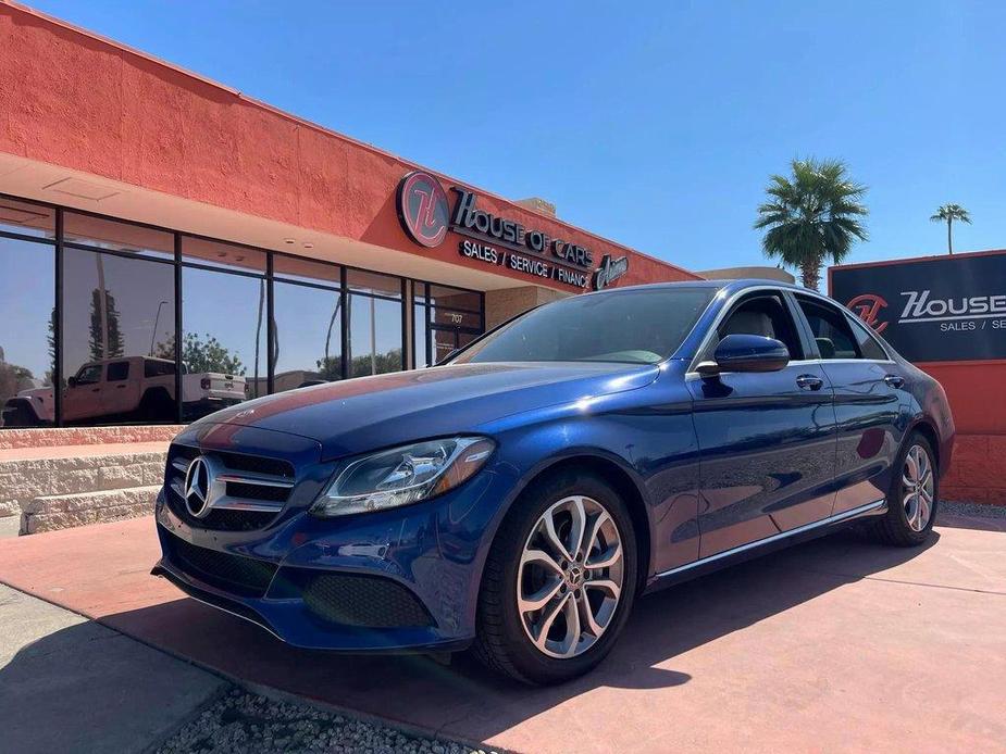 used 2018 Mercedes-Benz C-Class car, priced at $26,000