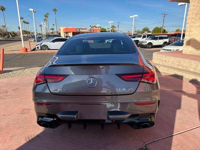 used 2021 Mercedes-Benz AMG CLA 35 car, priced at $31,998