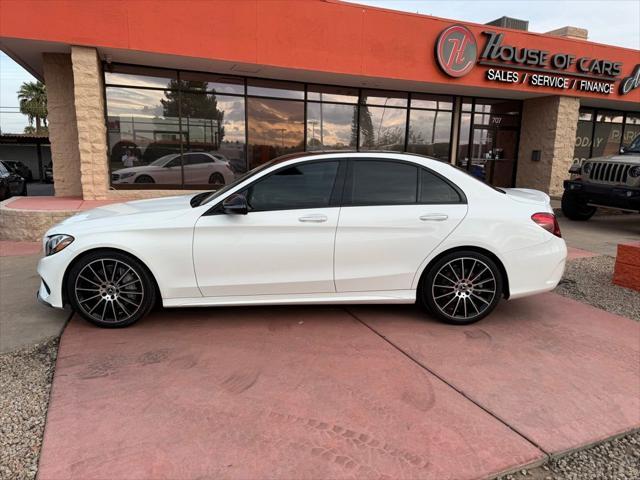 used 2018 Mercedes-Benz C-Class car, priced at $21,998