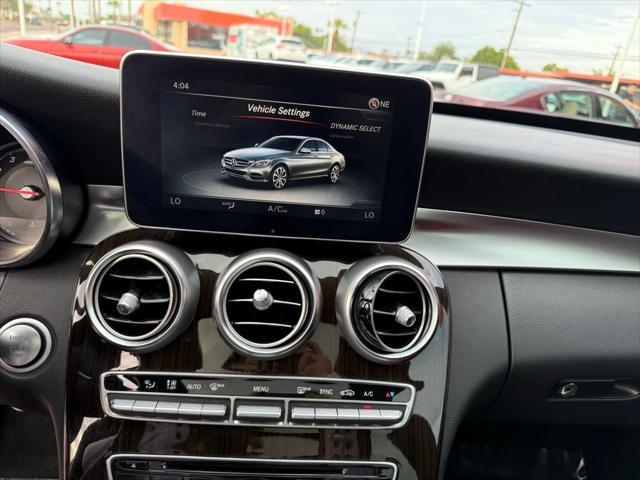 used 2018 Mercedes-Benz C-Class car, priced at $21,998