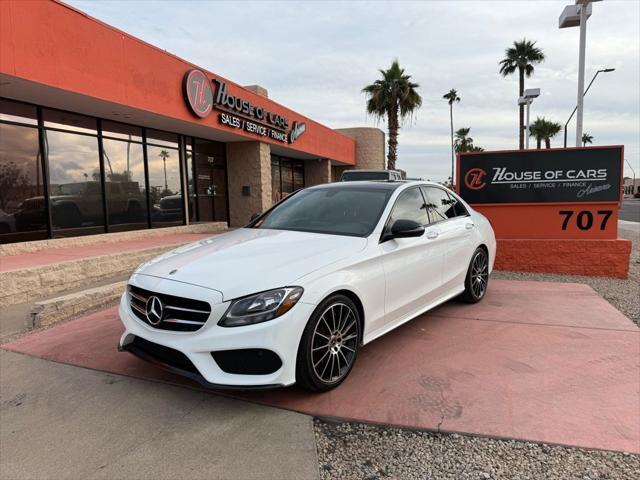 used 2018 Mercedes-Benz C-Class car, priced at $21,998