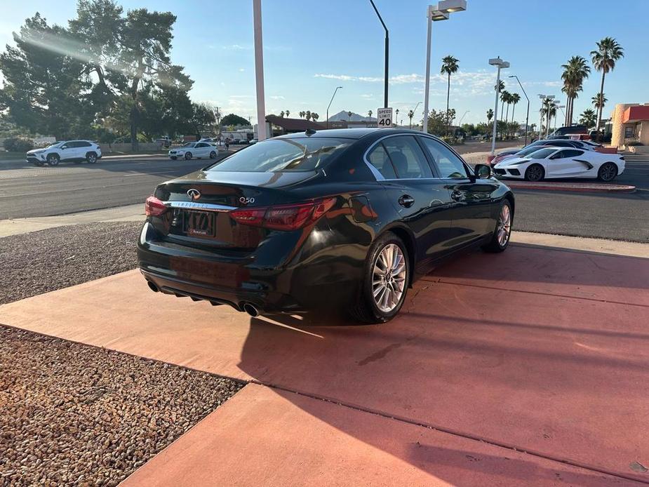 used 2021 INFINITI Q50 car, priced at $24,998