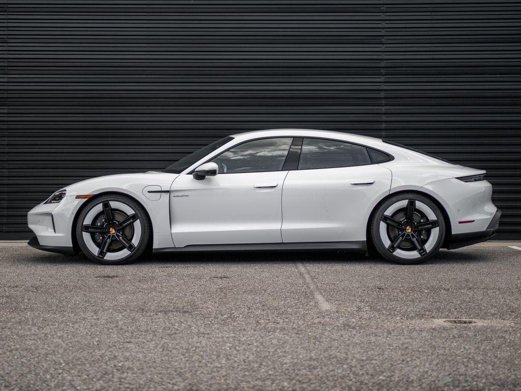 new 2025 Porsche Taycan car, priced at $130,285