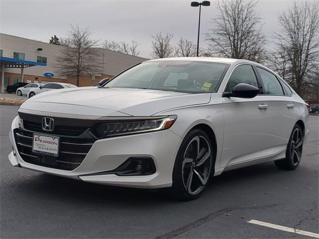 used 2021 Honda Accord car, priced at $19,500