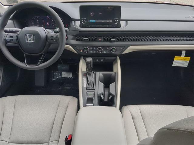 new 2025 Honda Accord car, priced at $30,705