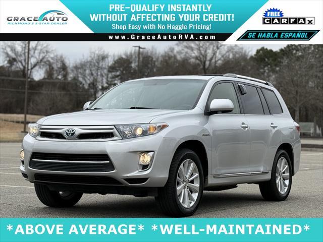 used 2012 Toyota Highlander Hybrid car, priced at $17,400