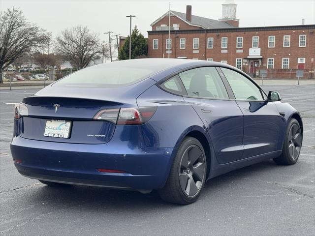 used 2021 Tesla Model 3 car, priced at $21,000