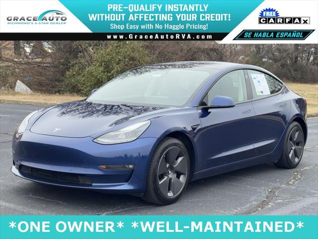 used 2021 Tesla Model 3 car, priced at $21,000