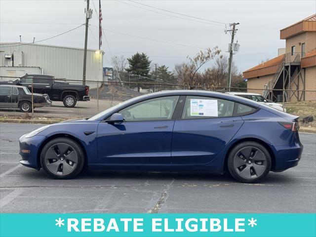 used 2021 Tesla Model 3 car, priced at $21,000