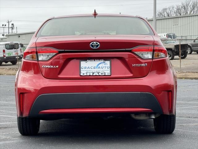 used 2021 Toyota Corolla Hybrid car, priced at $20,000