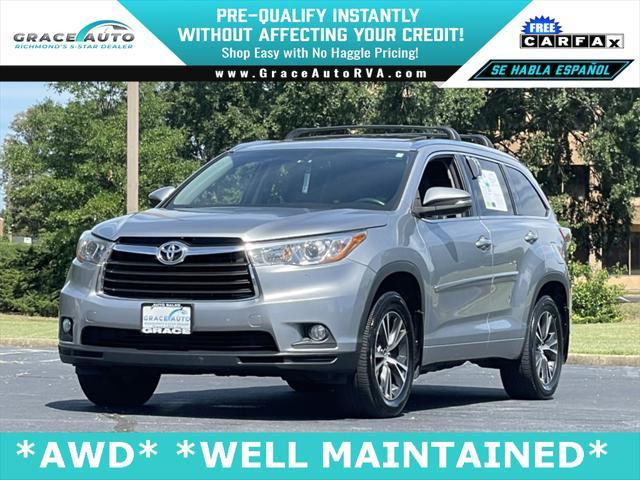 used 2016 Toyota Highlander car, priced at $22,400