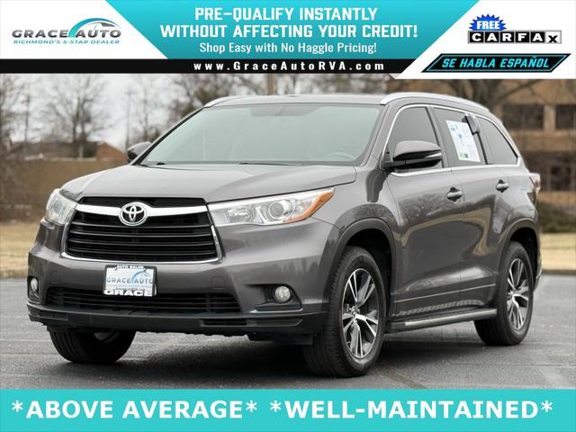 used 2016 Toyota Highlander car, priced at $18,700