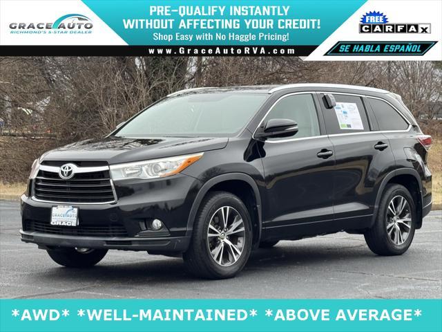 used 2016 Toyota Highlander car, priced at $20,400