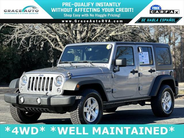 used 2015 Jeep Wrangler Unlimited car, priced at $20,700