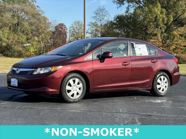 used 2012 Honda Civic car, priced at $12,400