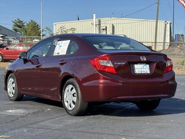 used 2012 Honda Civic car, priced at $12,400