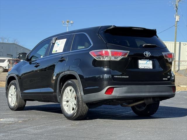 used 2015 Toyota Highlander car, priced at $16,000