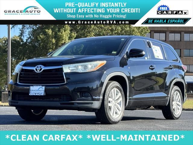 used 2015 Toyota Highlander car, priced at $16,000