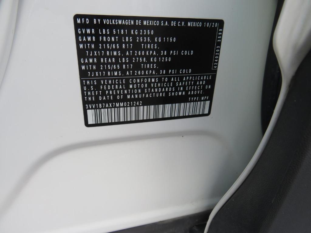 used 2021 Volkswagen Tiguan car, priced at $18,900