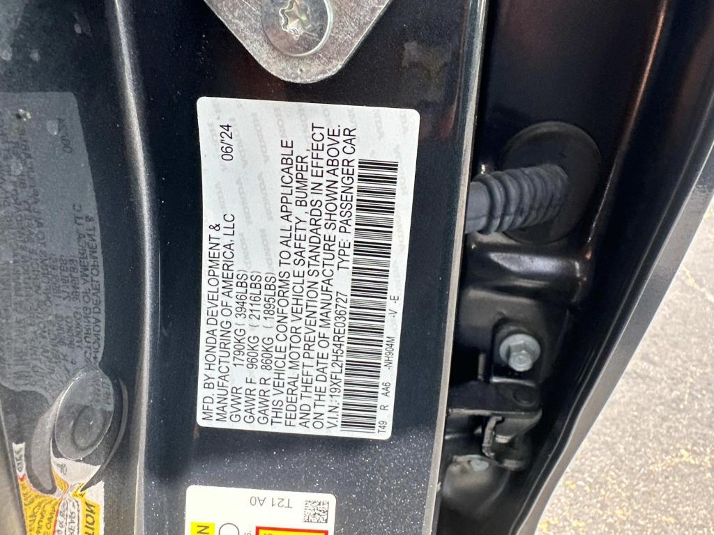 used 2024 Honda Civic car, priced at $24,750