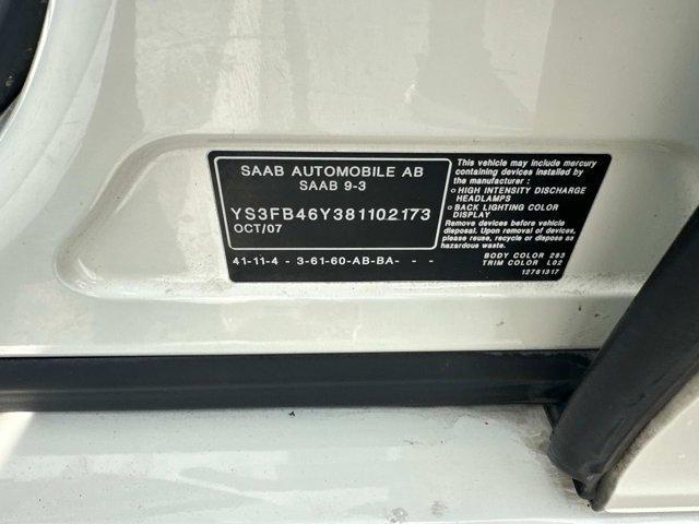 used 2008 Saab 9-3 car, priced at $4,900