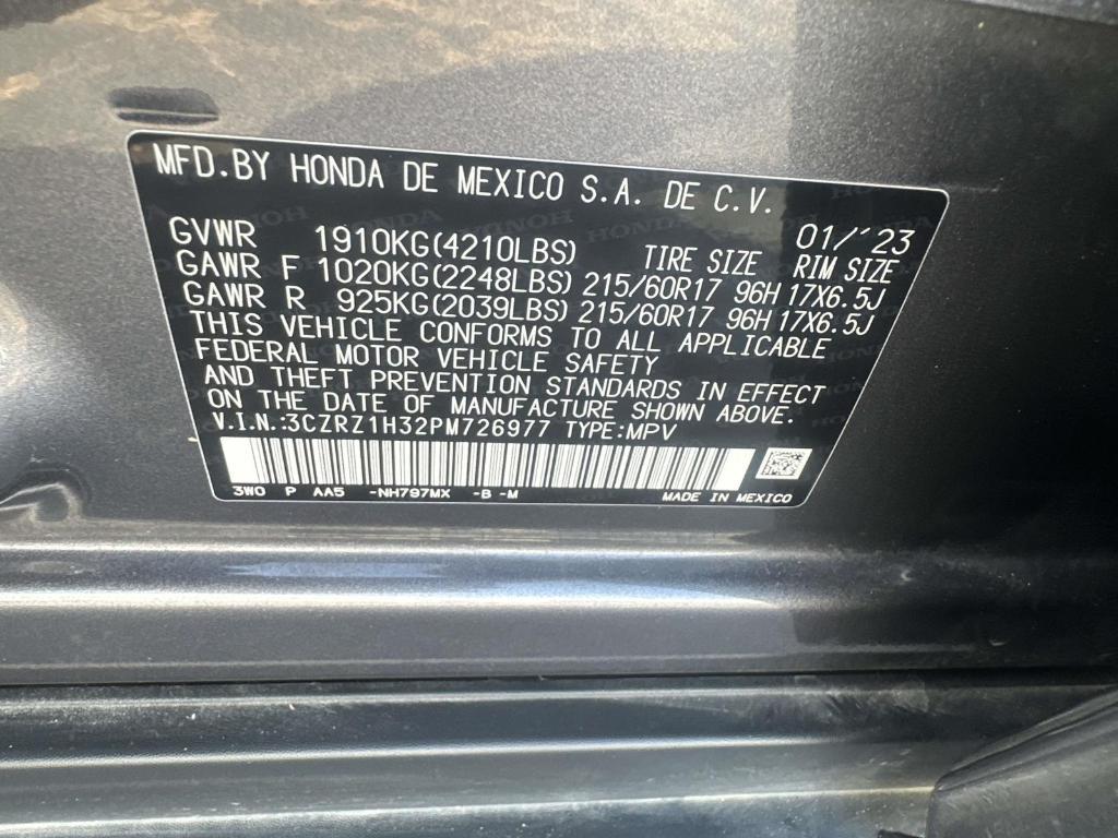 used 2023 Honda HR-V car, priced at $21,900