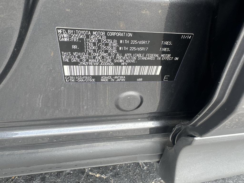 used 2015 Toyota RAV4 car, priced at $10,750