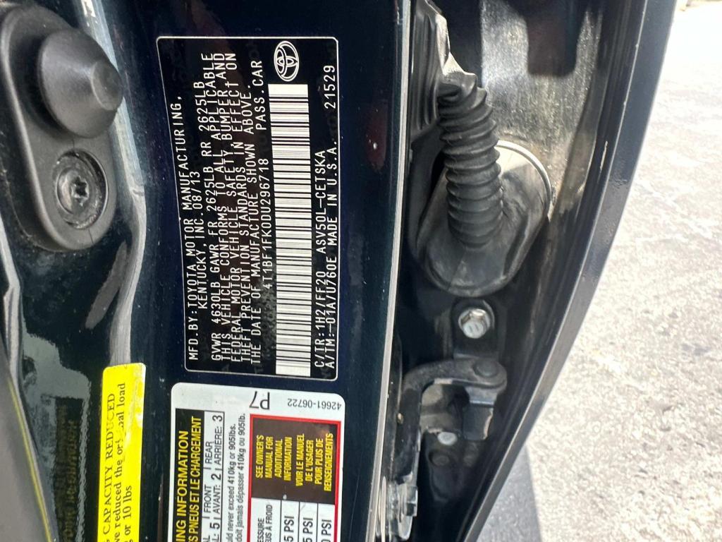 used 2013 Toyota Camry car, priced at $9,450