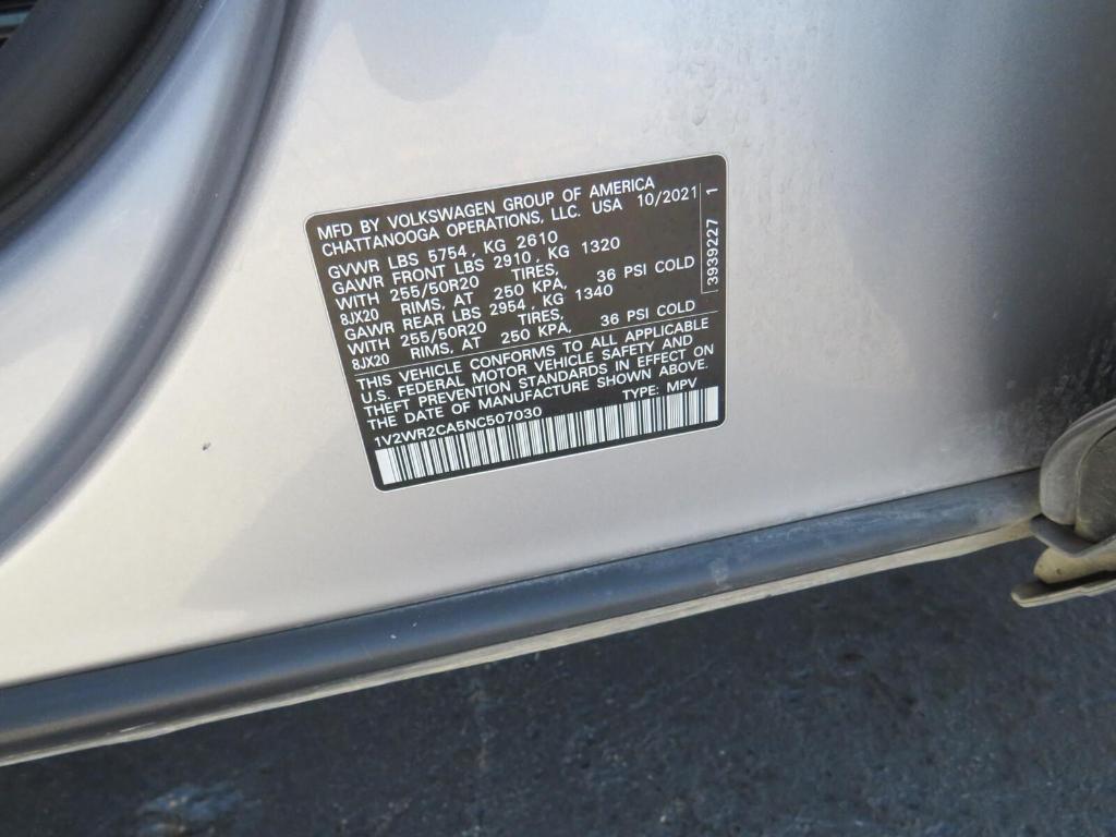 used 2022 Volkswagen Atlas car, priced at $19,247
