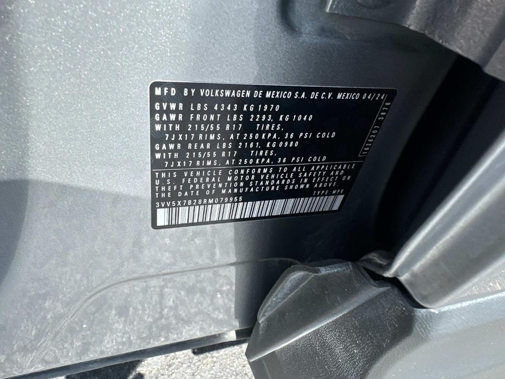 used 2024 Volkswagen Taos car, priced at $21,750