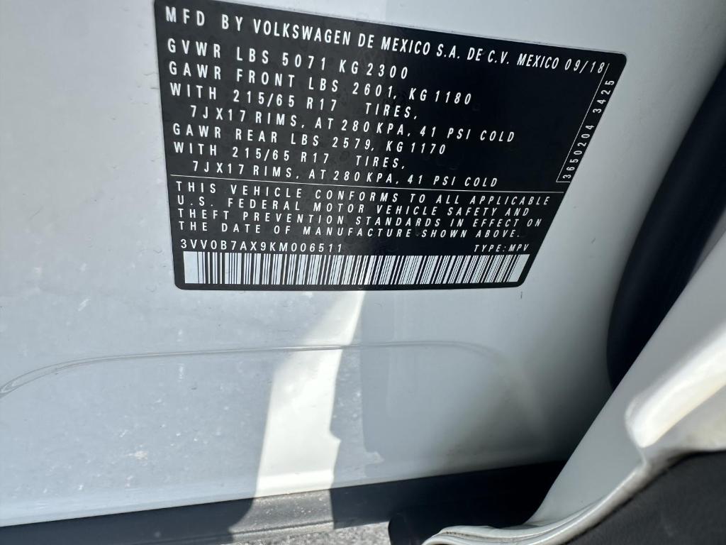 used 2019 Volkswagen Tiguan car, priced at $16,995