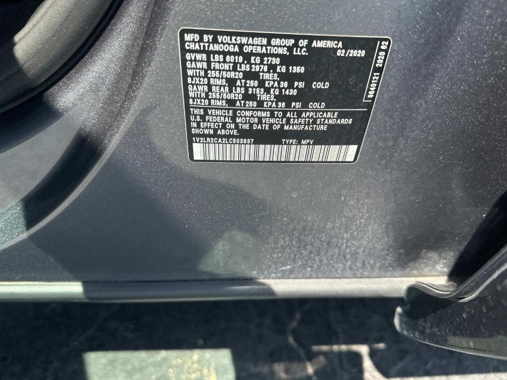used 2020 Volkswagen Atlas car, priced at $26,900
