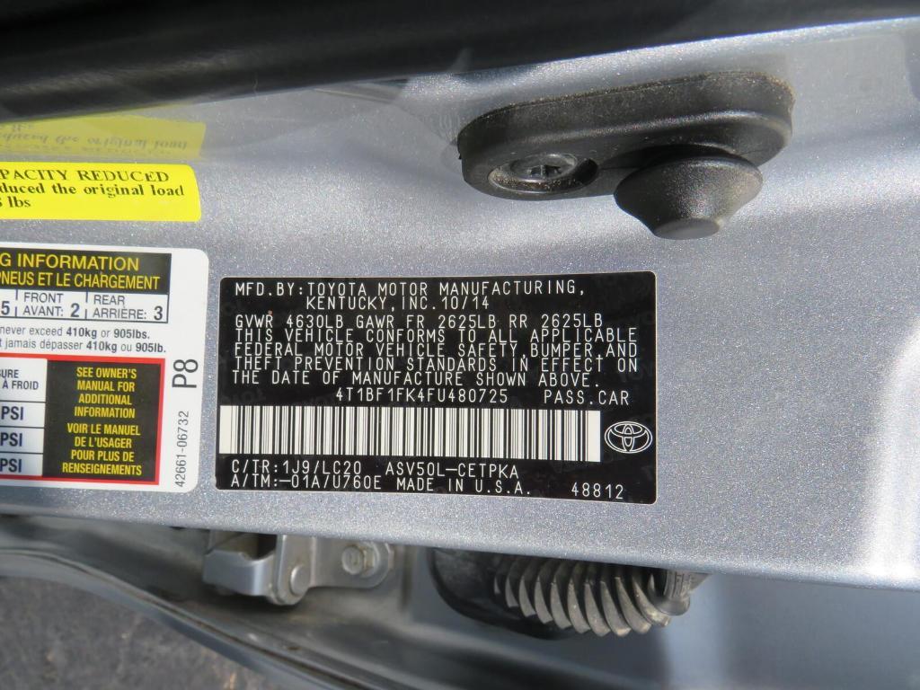 used 2015 Toyota Camry car, priced at $15,900