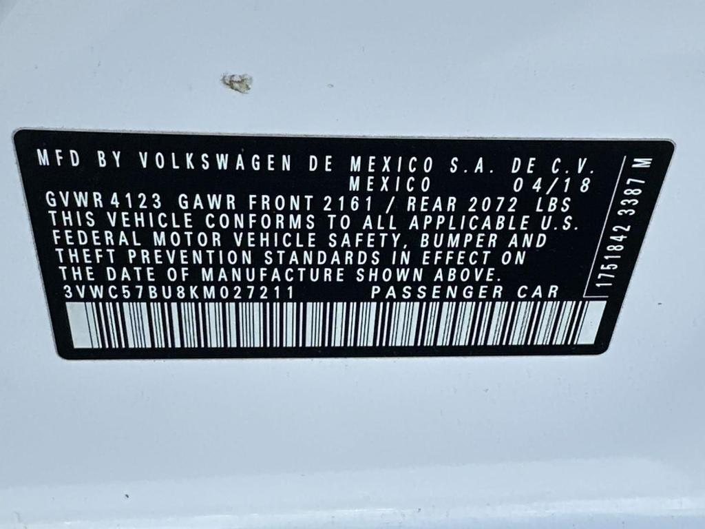 used 2019 Volkswagen Jetta car, priced at $13,750